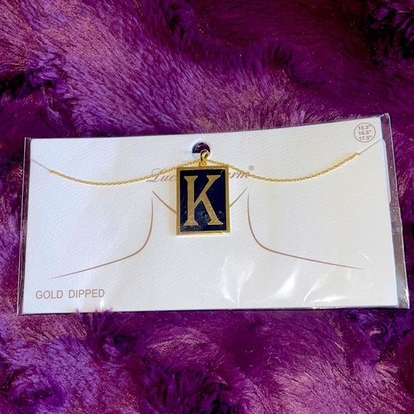 🌹🌺Beautiful Gold Initial K Necklace! Boutique Quality! 🌺🌹 - Picture 1 of 4